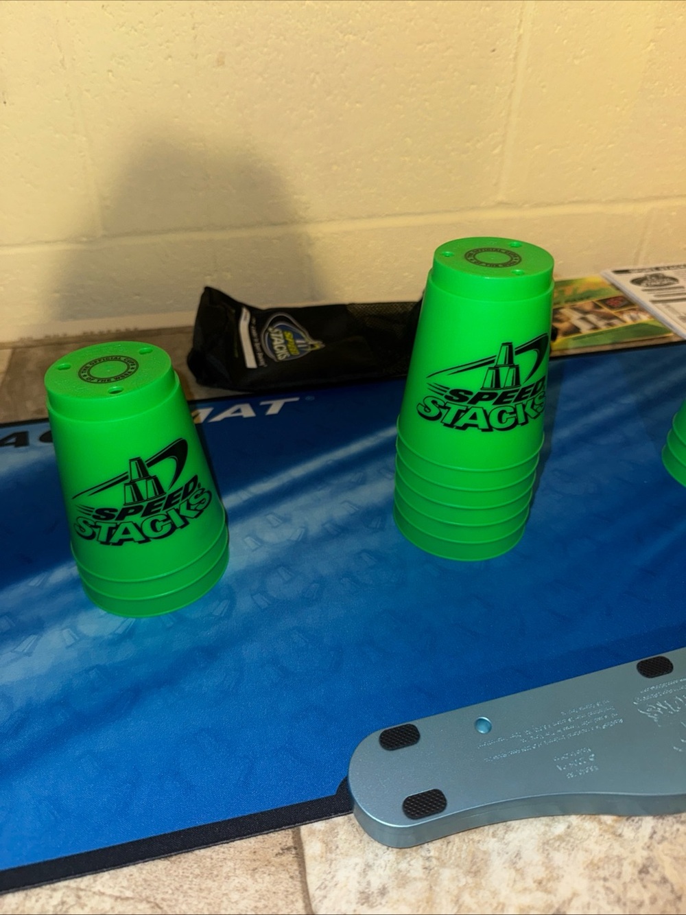 Speed Stacks Green StackMat Cup Set - Picture 8 of 10